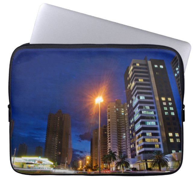Capa Para Notebook Cidade Londrina da noite (Frente)