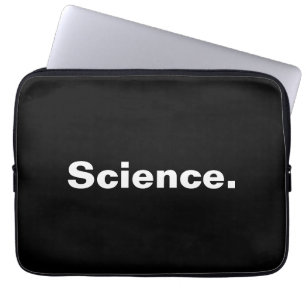 Capa Para Notebook Ciência, uma palavra, design de minimalismo
