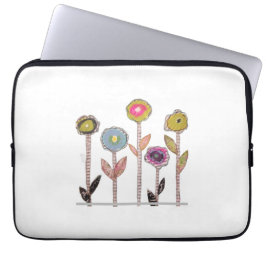 Capa Para Notebook Cinco Flores Simples