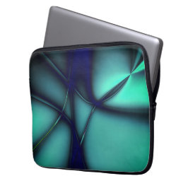 Capa Para Notebook Cinza de menta queimada sob linhas brilhantes pare