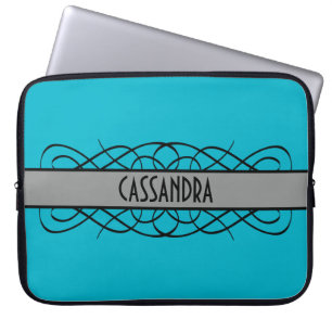 Capa Para Notebook Cinza Deco Flourar Bolsa de laptop