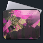 Capa Para Notebook Cinza Dourado, Cor-de-rosa, com brilho moderno de<br><div class="desc">Design personalizado</div>