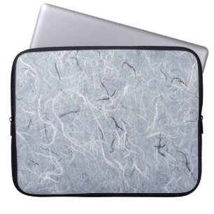 Capa Para Notebook Cinzas com padrão branco e preto