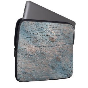 Capa Para Notebook Cinzas e couro bronzeado manchados com alguma mati