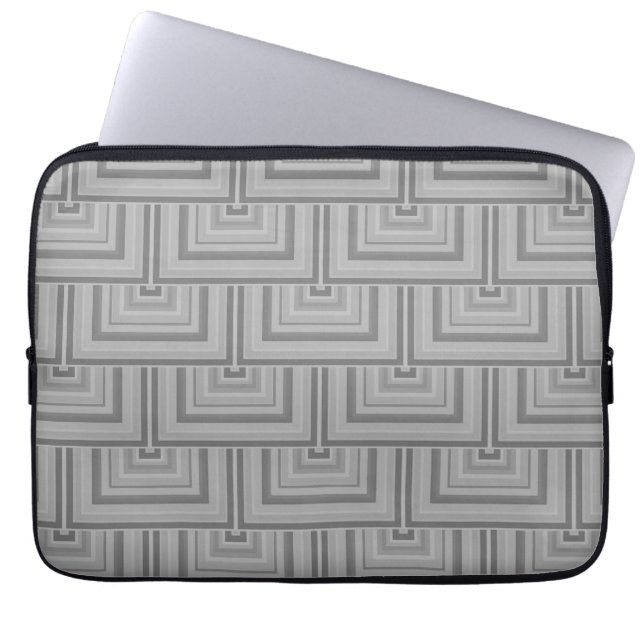 Capa Para Notebook Cinzas quadradas (Frente)