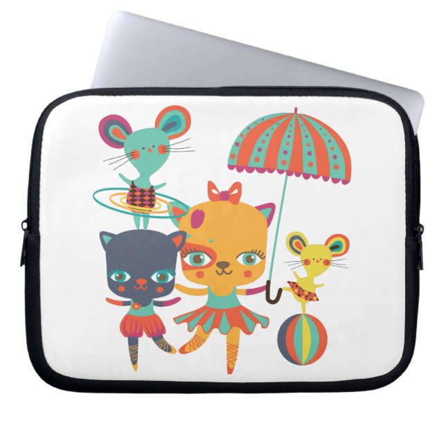 Capa Para Notebook Circo Cuties (Frente)