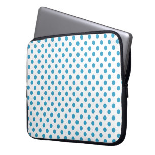Capa Para Notebook Círculos Bolinhas Azuis de Peacock