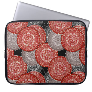 Capa Para Notebook círculos geométricos abstrato modernos em formas r