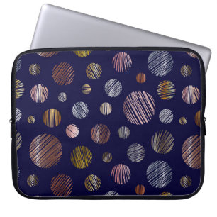 Capa Para Notebook Círculos metálicos