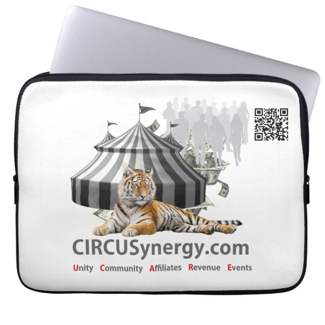 Capa Para Notebook CIRCUSynergy - Bolsa de laptop 13" (Frente)