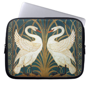 Capa Para Notebook Cisne do guindaste de Walter, precipitação e art