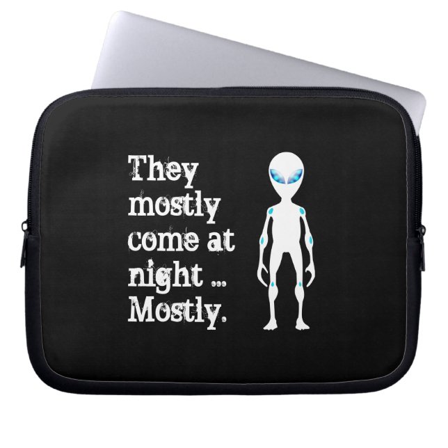 Capa Para Notebook Citação da alienígena branca e negra (Frente)