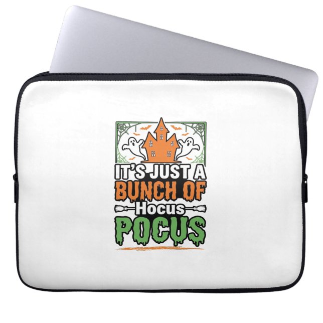 Capa Para Notebook Citação de Hocus Pocus de Halloween Design Vetoria (Frente)