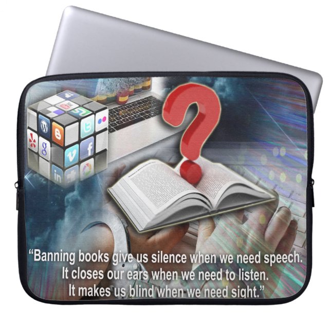 Capa Para Notebook Citação em torno dos livros (Frente)