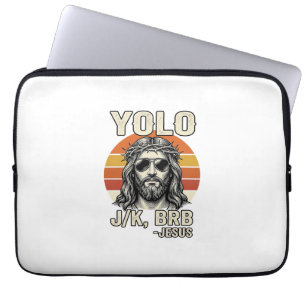 Capa Para Notebook Citação engraçada de Jesus gravura vintage pôr do