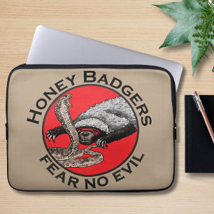 Capa Para Notebook Citação Melhores Texugos Não Temem o Mal