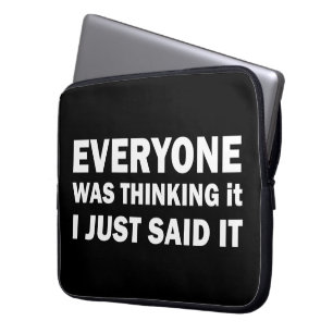 Capa Para Notebook citação sarcástica engraçada