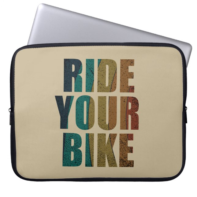 Capa Para Notebook citações inspiradoras de ciclismo (Frente)