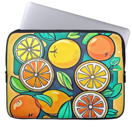 Capa Para Notebook Citrus Fruta Art