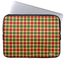 Clan Gibbs e Gibson Tartan Monogrammed