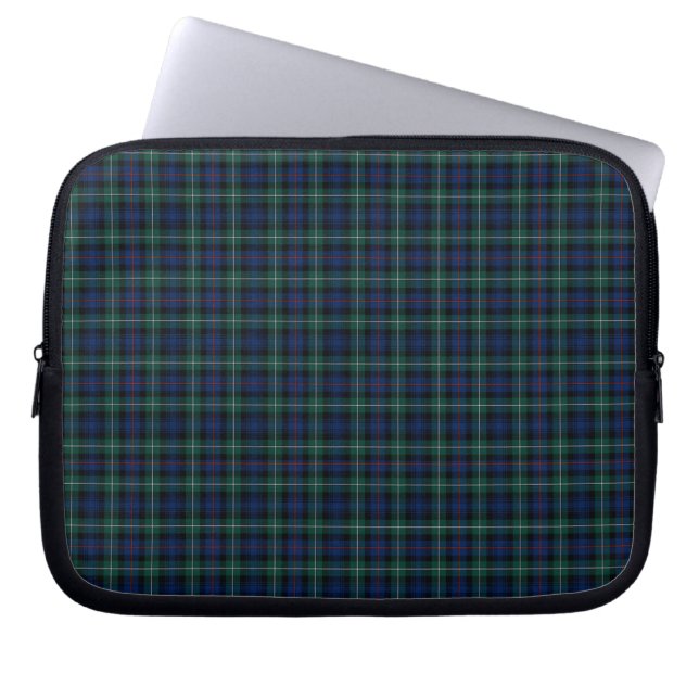 Capa Para Notebook Clan MacKenzie Xadrez Tartan Bolsa de laptop (Frente)
