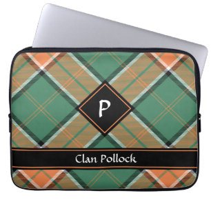 Capa Para Notebook Clan Pollock Tartan Bolsa de laptop