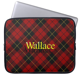 Capa Para Notebook Clan Wallace Scottish Tartan