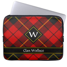 Capa Para Notebook Clan Wallace Tartan Bolsa de laptop