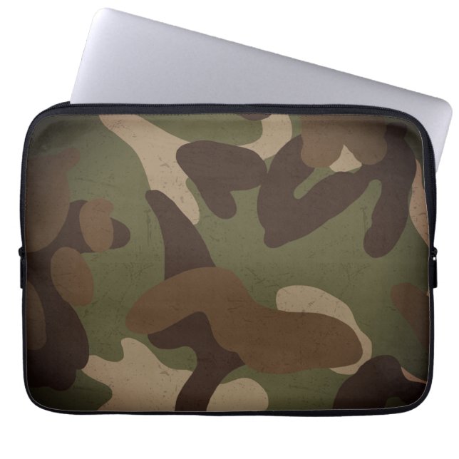 Capa Para Notebook Classic Military Camouflage Pattern (Frente)