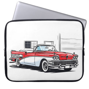 Capa Para Notebook Clássico Retro Conversível Arte Pop Lateral