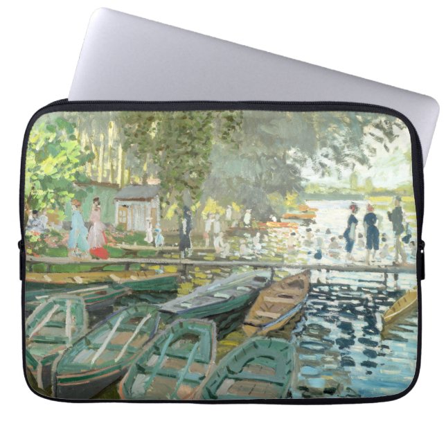 Capa Para Notebook Claude Monet. Bathers em La Grenouillère (Frente)