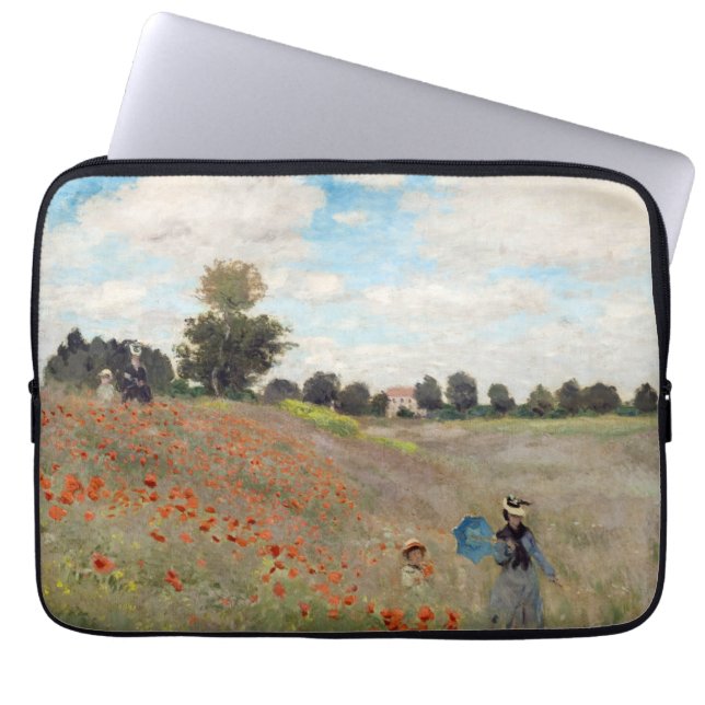 Capa Para Notebook Claude Monet - Campo de Papoulas (Frente)