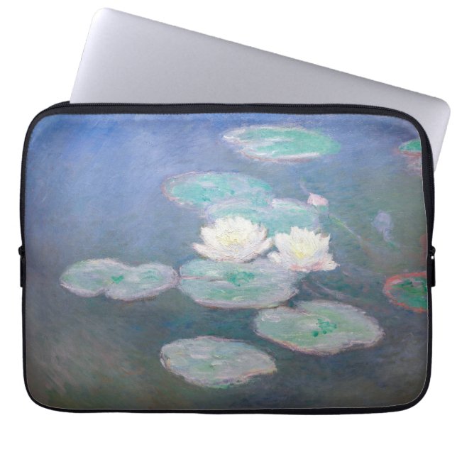 Capa Para Notebook Claude Monet - Lírios De Água, Efeito Da Noite (Frente)