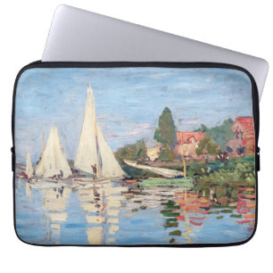 Capa Para Notebook Claude Monet - Regattas em Argenteuil
