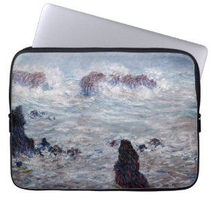 Capa Para Notebook Claude Monet - Tempestade ao largo da costa de Bel