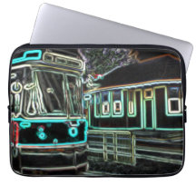 CLRV Neon no stn Neoprene Bolsa de laptop de 13 po