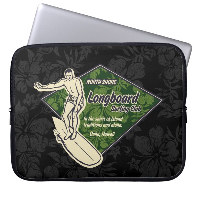 Capa Para Notebook Club Surfing Diamond Hawaien Neoprene Wetcase (Frente)