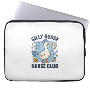 Capa Para Notebook Clube de Enfermeira Pato Tolo Design de Vetor de E