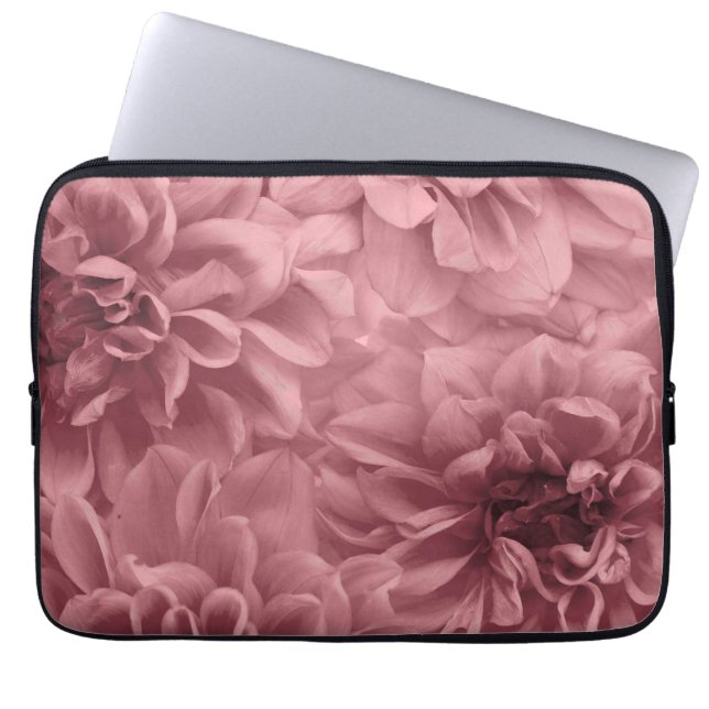 Capa Para Notebook Cluster de Light Mauve Dahlias Floral (Frente)
