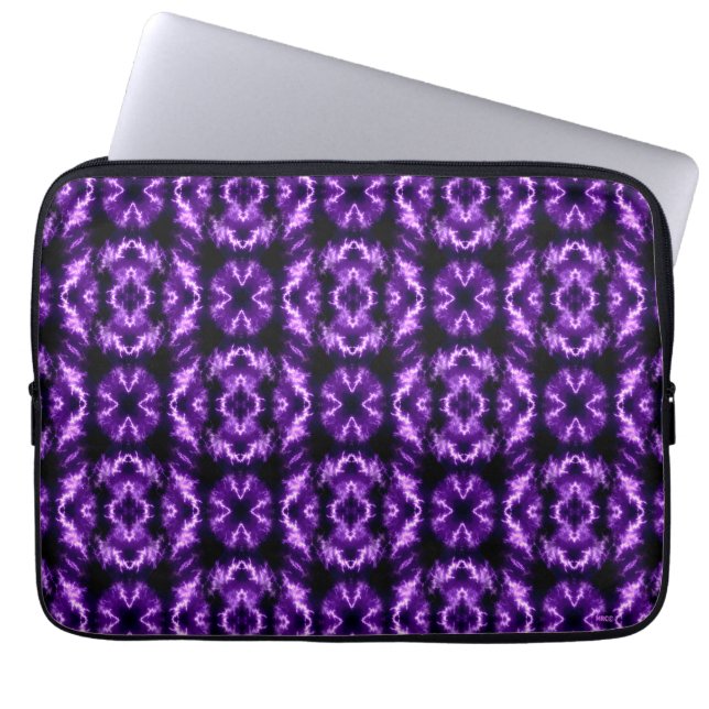 Capa Para Notebook Clusters Roxos.... (Frente)