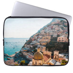 Capa Para Notebook Coastline Positano Itália, aldeia Cliffside