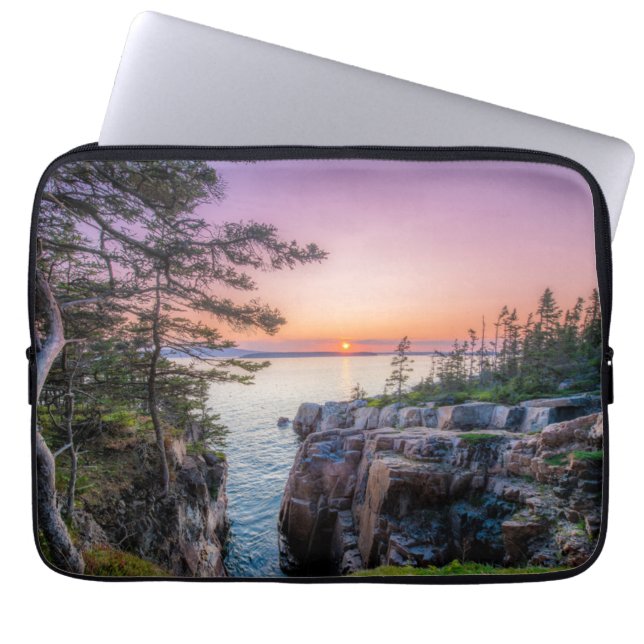 Capa Para Notebook Coastline | Ravens Nest Acadia National Park Maine (Frente)