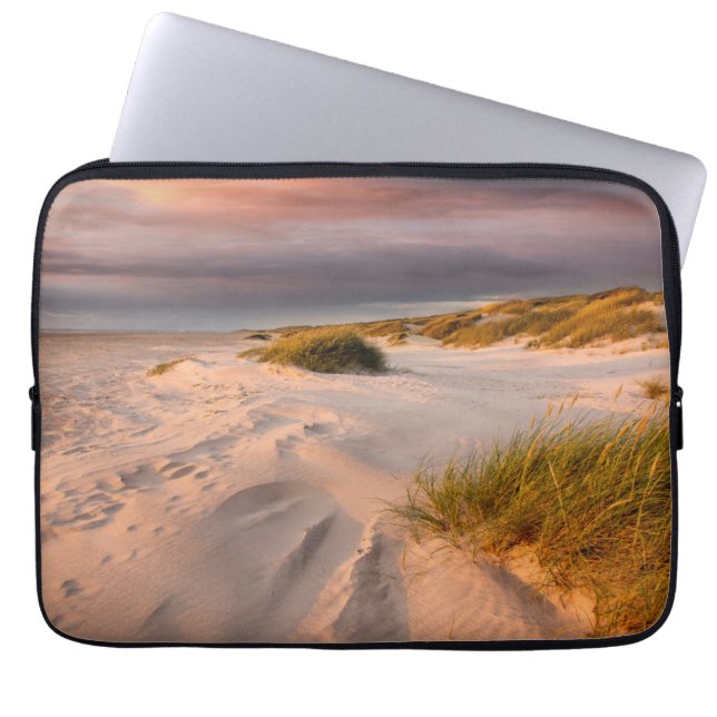 Capa Para Notebook Coastline | Saltum Beach, Dinamarca (Frente)