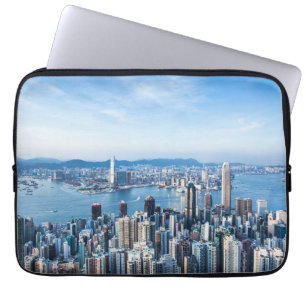 Capa Para Notebook Coastline   Tsim Sha Tsu, Hong Kong Island, Ásia