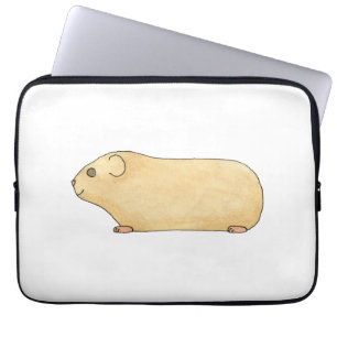 Capa Para Notebook Cobaia de creme bonito.