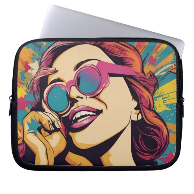 Capa Para Notebook Cobrir de arte Pop moderna (Frente)