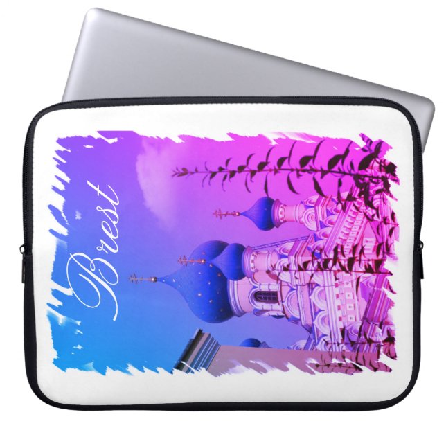 Capa Para Notebook Cobrir de Bolsa de laptop da Arquitetura de Brest  (Frente)