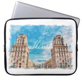 Capa Para Notebook Cobrir de Bolsa de laptop da Arquitetura de Minsk