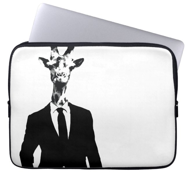 Capa Para Notebook Cobrir de Laptop do Sr. Giraffe (Frente)