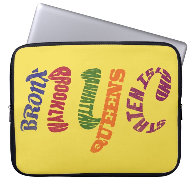 Capa Para Notebook Cobrir de Laptop NYC de Arte de Nova Iorque (Frente)